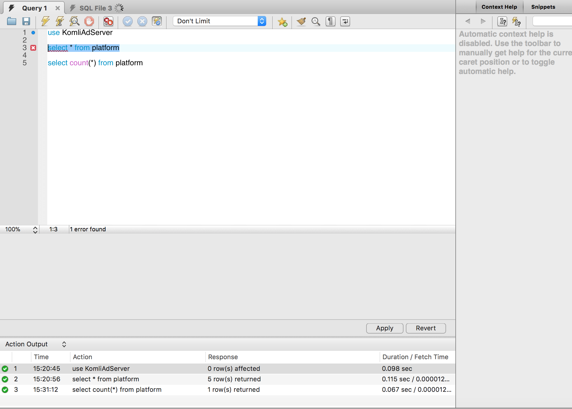 Mysql Bugs 88489 Not Showing Result Grid On Mysql Workbench